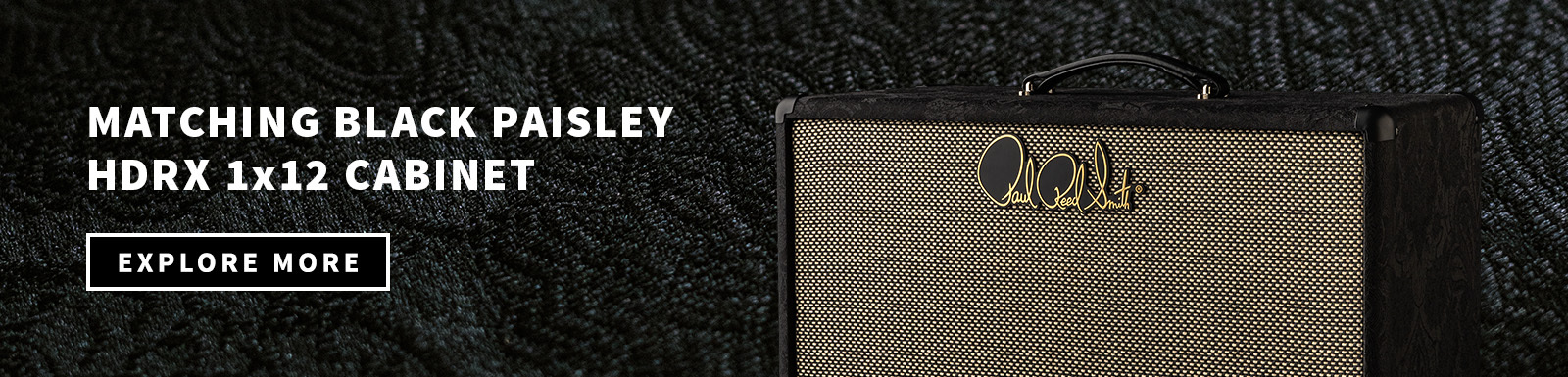 HDRX 1x12 Cabinet Black Paisley Limited Edition - Learn More